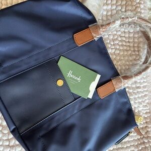 Harrods Navy Classic Every Day Grab